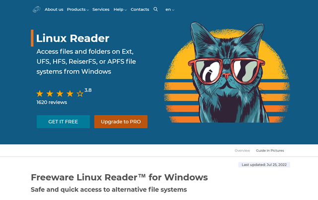 Linux reader website download