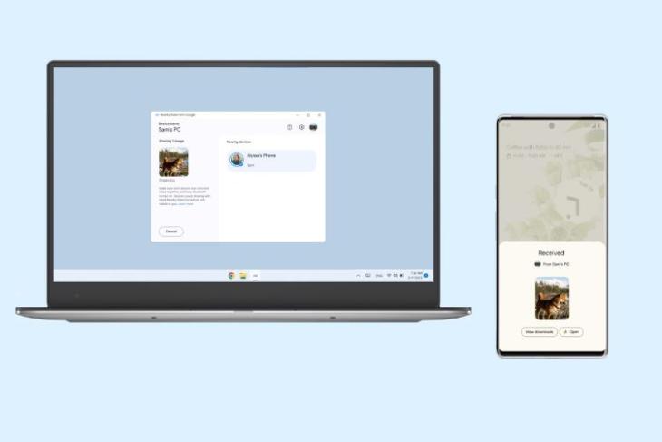 Nearby Share for Windows is now accessible globally