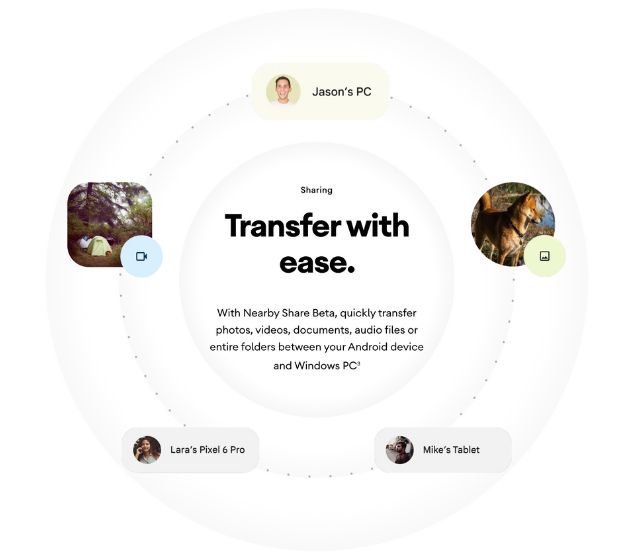 Nearby Share for Windows on Android is now available