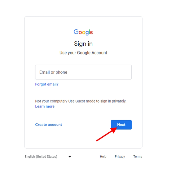 Sign in button use google bard