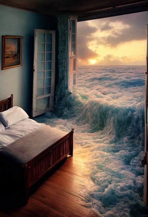 bedroom ocean best midjourney prompts 