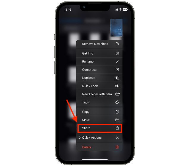 Como digitalizar documentos no iPhone ou iPad 18 Compartilhar documentos do iPhone