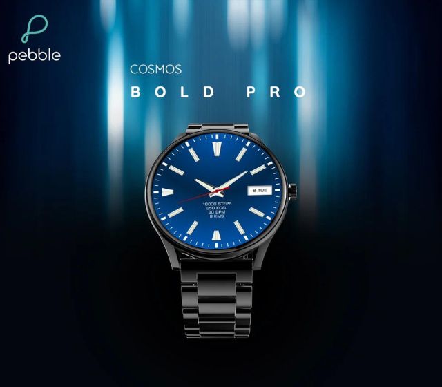 Pebble Cosmos Bold Pro Smartwatch com mostrador redondo lançado na Índia 2 Pebble Cosmos Bold Pro