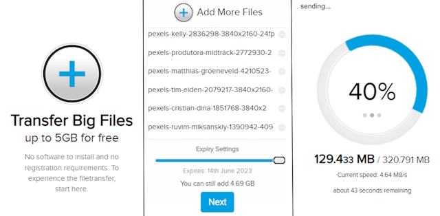 PlusTransfer Interface