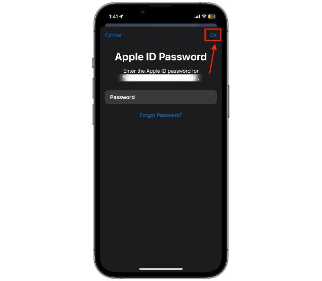 Remove Apple ID