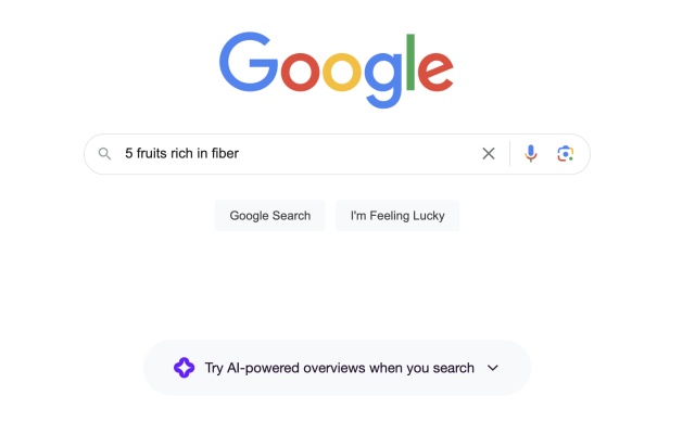 frutas ricas en fibra buscar google ai 