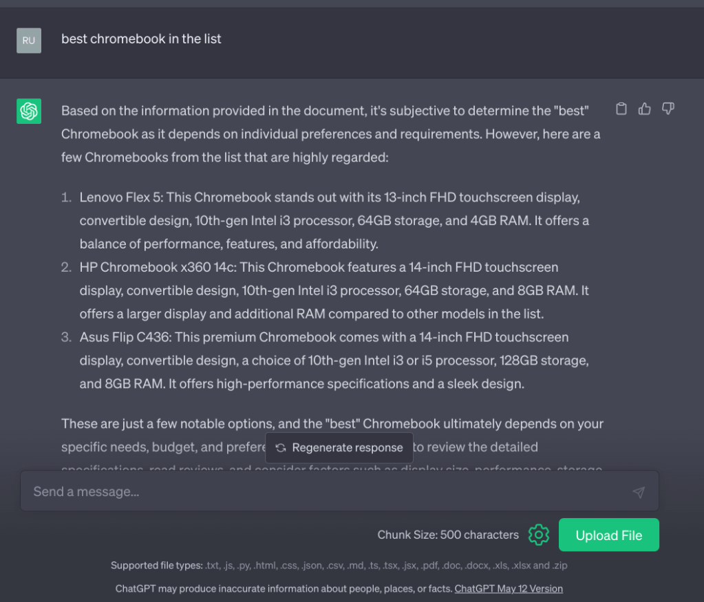 How to Upload a Document to ChatGPT