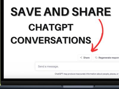How to Save and Share ChatGPT Conversations Effortlessly featured