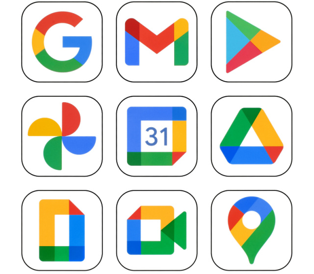 aplicativos do Google
