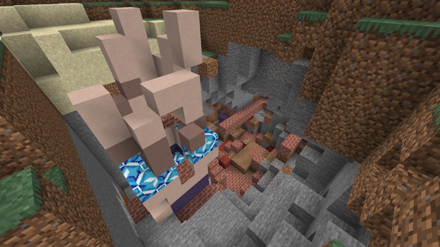 Excavated trail ruins in Minecraft