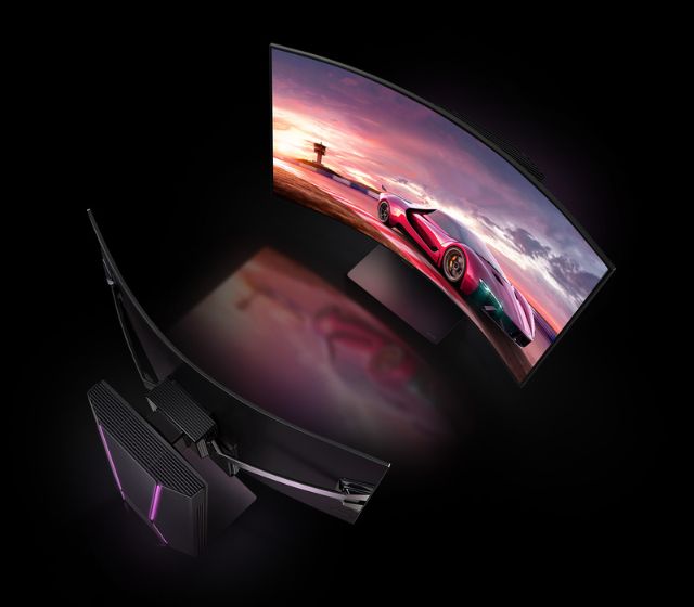 LG gaming curved OLED TV
