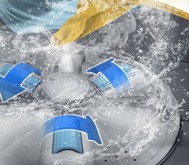 Máquinas de lavar semiautomáticas Samsung são lançadas na Índia 2 Hexa Storm Pulsator design da máquina de lavar