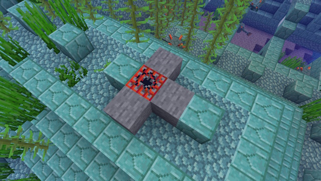Como encontrar e invadir um monumento oceânico no Minecraft 13 Usando TNT para invadir o Ocean Monument no Minecraft