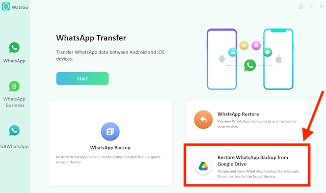 Restore WhatsApp Backup from Google Drive