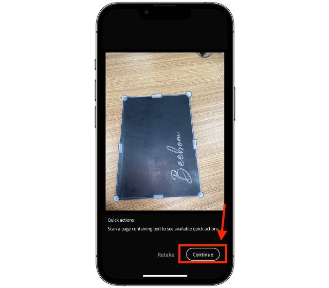 Digitalize documentos no iPhone a partir de aplicativos de terceiros