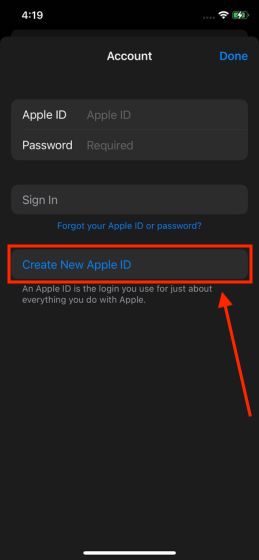 Cómo crear una ID de Apple en la App Store