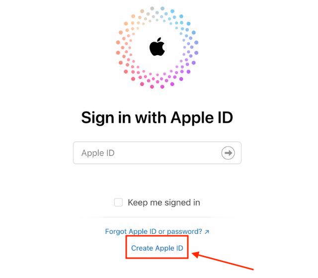 как создать apple id в icloud