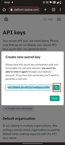 Download the OpenAI and ElevenLabs API keys