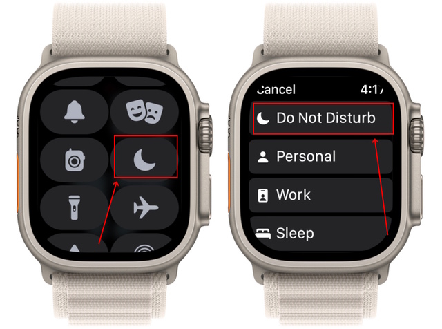 How to turn online off apple watch sound