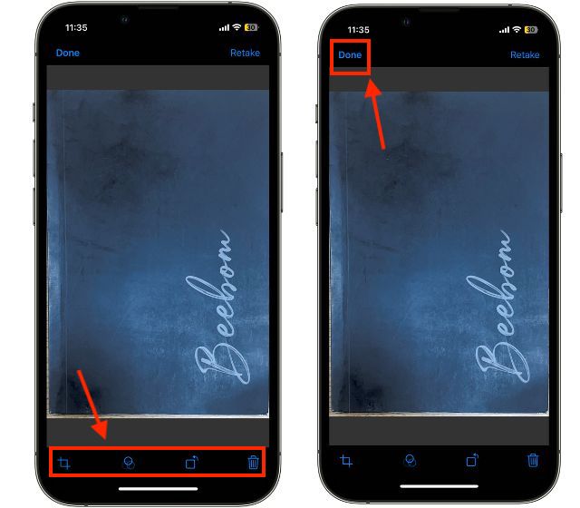 Como digitalizar documentos no iPhone ou iPad 5 Digitalize documentos no iPhone a partir do aplicativo de arquivos
