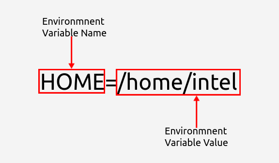 explaining the output of the printenv command