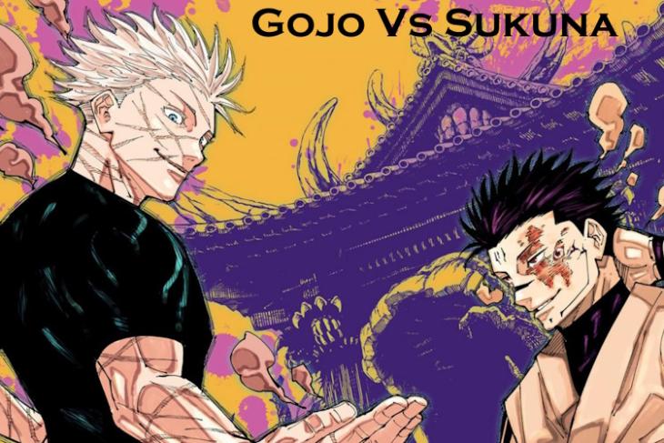 Gojo Vs Sukuna Colored in Manga
