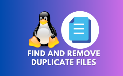how to find and remove duplicate files in Linux