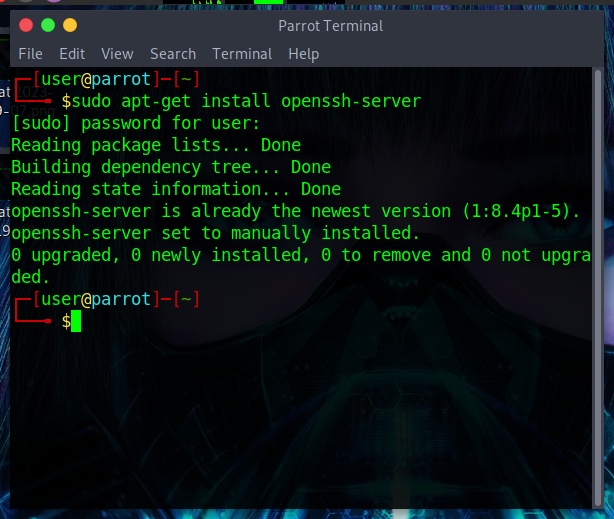 installing openssh server on remote linux server