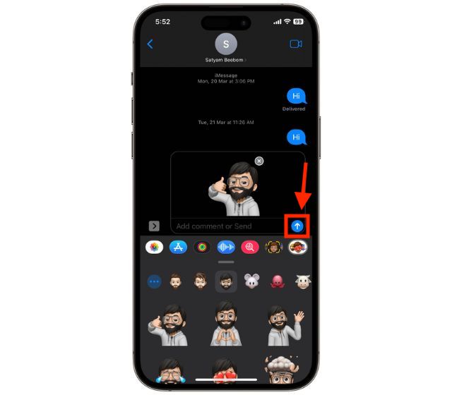 Use Memoji iPhone