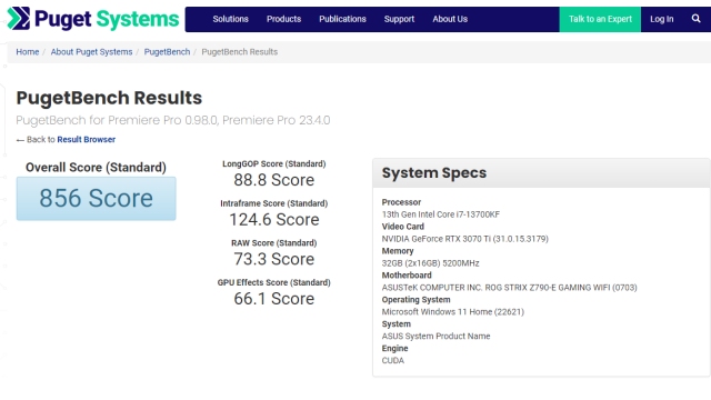 Intel Core i7-13700KF Benchmarks: Synthetic, Content Creation