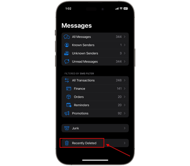 Retrieve Deleted Messages on iPhone