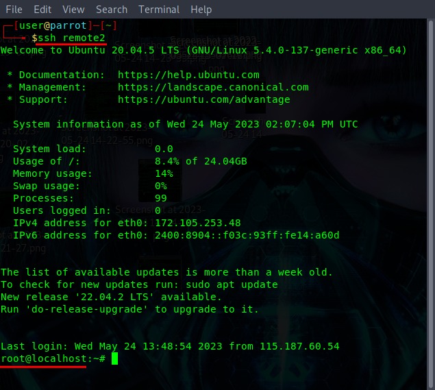 using ssh config file to connect to a remote linux server