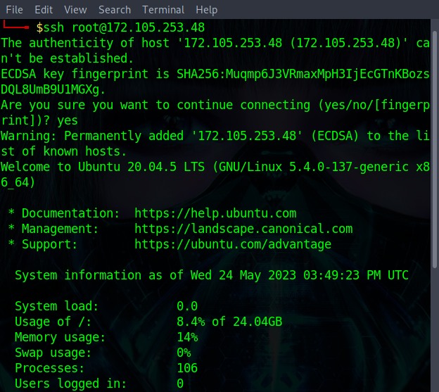 using ssh key pair to connect to a remote Linux server