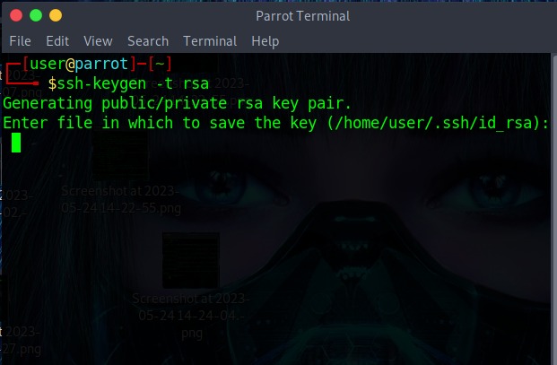 generating a new ssh key pair