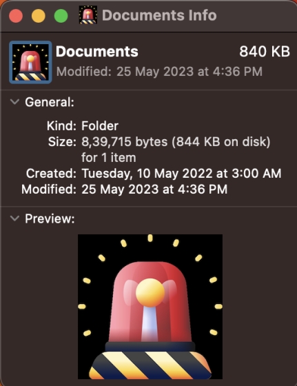 Select the folder icon