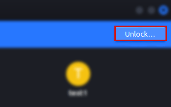 Unlocking admin user from GUI