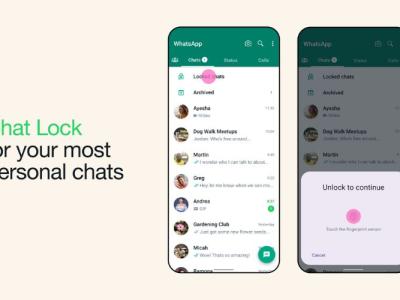 whatsapp chat lock introduced