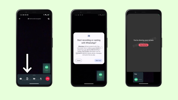 Whatsapp Teste La Fonctionnalité De Partage D'Écran