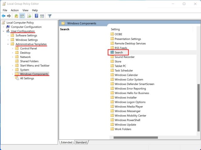 Como remover a pesquisa do Bing do Windows 11 e 10 10 política de pesquisa do windows 11