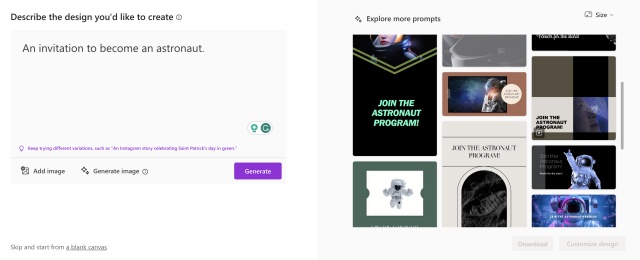 microsoft designer free ai tools
