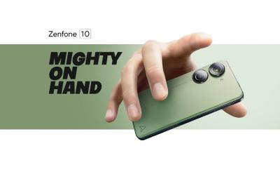 Asus Zenfone 10 showcased in the green color variant