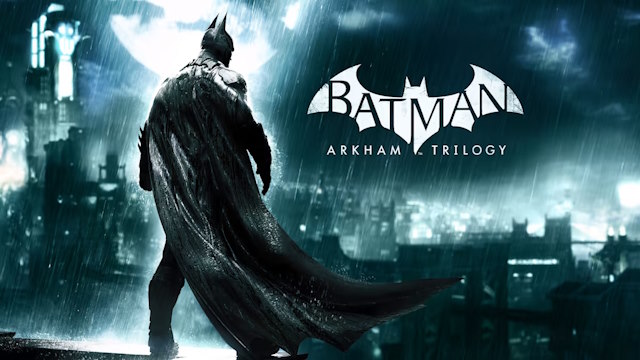 หน้าปกอย่างเป็นทางการสำหรับ Batman Arkham Trilogy เรายืมเพื่อรายการเกม Steam ที่ดีที่สุดของเรา