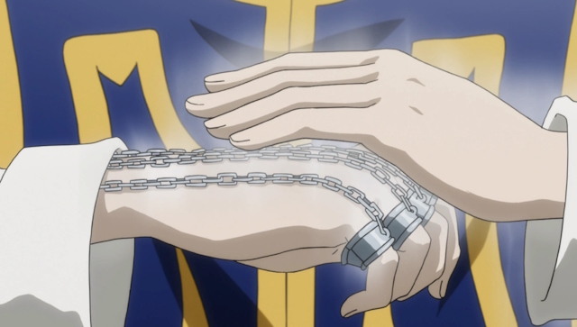 Kurapika using Comjuration