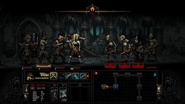 An official image of Darkest Dungeon we borrowed for our best Steam games list