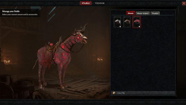 Diablo 4 stable mounts