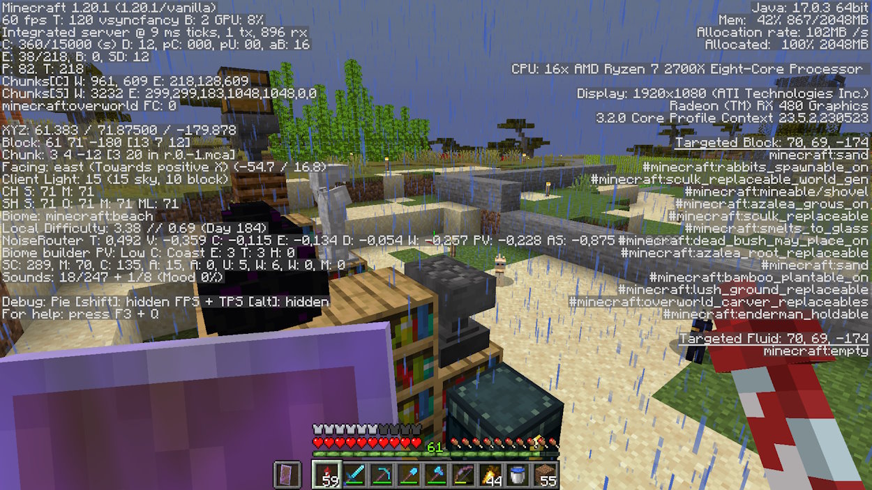 Minecraft F3 Debug Screen Explained Beebom