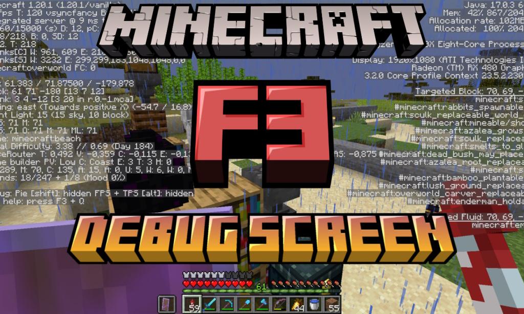 Minecraft F3 Debug Screen Explained

https://beebom.com/wp-content/uploads/2023/06/F3-Debug-Screen-opened-F3-debug-screen-in-Minecraft-survival.jpg?w=1024&quality=75