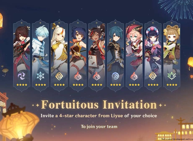 Free event character