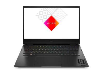 HP Omen 16 laptop showcased with a white background