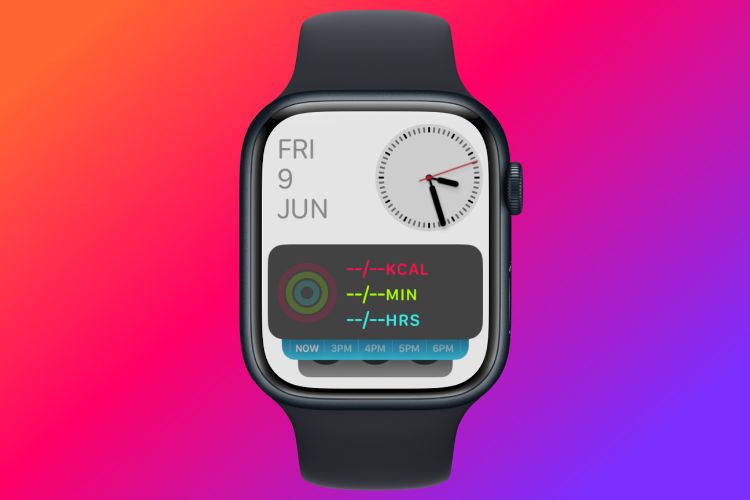 how to add widgets to apple watch home screen